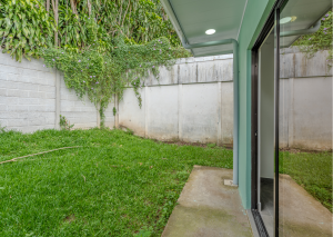 Outdoor green space at Casa Chacón near downtown Grecia, Costa Rica