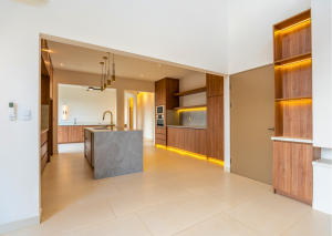 kitchen with modern appliances in a new home in Condominio Montezuma